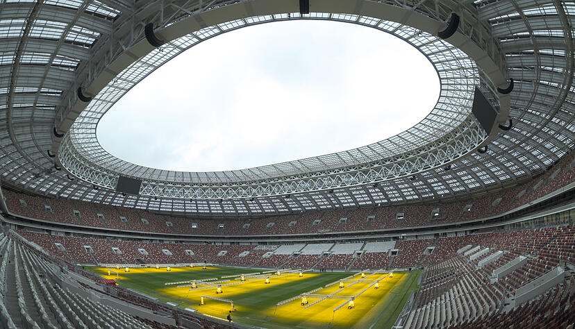 Das Olympiastadion Luschniki in Moskau ist eines der Stadien, in denen Spiele der Fußballweltmeisterschaft 2018 stattfinden sollen. Foto: dpa Das Olympiastadion Luschniki in Moskau ist eines der Stadien, in denen Spiele der Fußballweltmeisterschaft 2018 stattfinden sollen. Foto: dpa