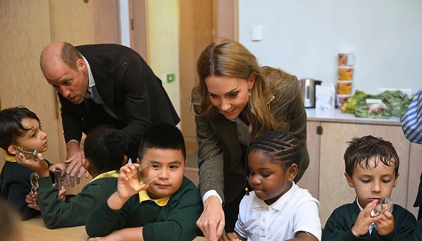 Gemeinsam mit Prinz William besuchte Kate eine Schulklasse im Natural History Museum.