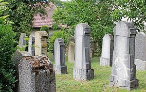 Liegt heute mitten in einem Wohngebiet: der jüdische Friedhof in Schluchtern. Liegt heute mitten in einem Wohngebiet: der jüdische Friedhof in Schluchtern.