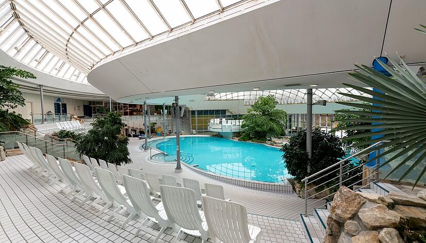 Leere im Freizeitbereich des Aquatoll: Letzter Öffnungstag ist 15. Foto: Mario Berger Leere im Freizeitbereich des Aquatoll: Letzter Öffnungstag ist 15. Foto: Mario Berger