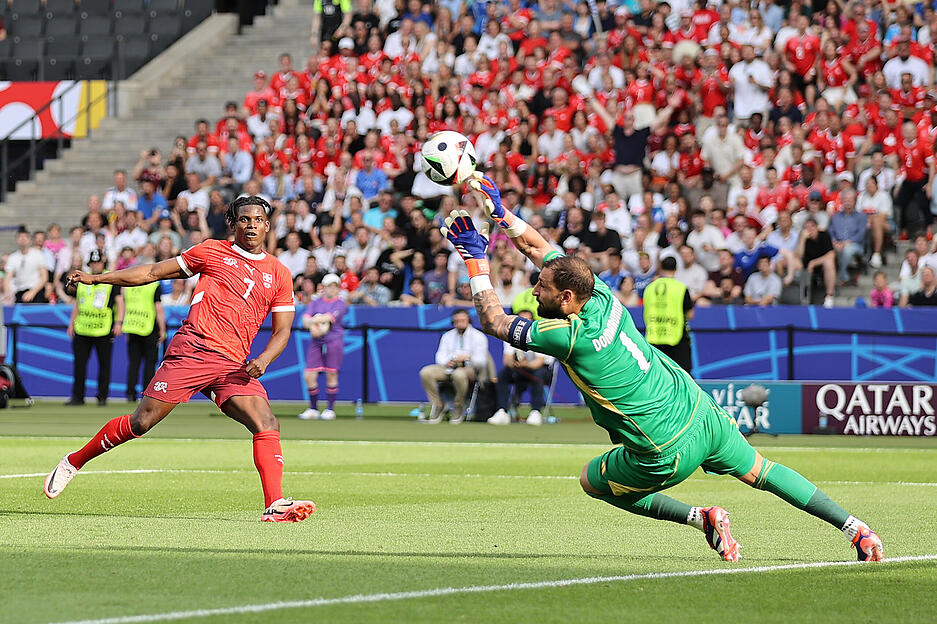 Gianluigi Donnarumma hielt Italien in der ersten Halbzeit im Spiel.