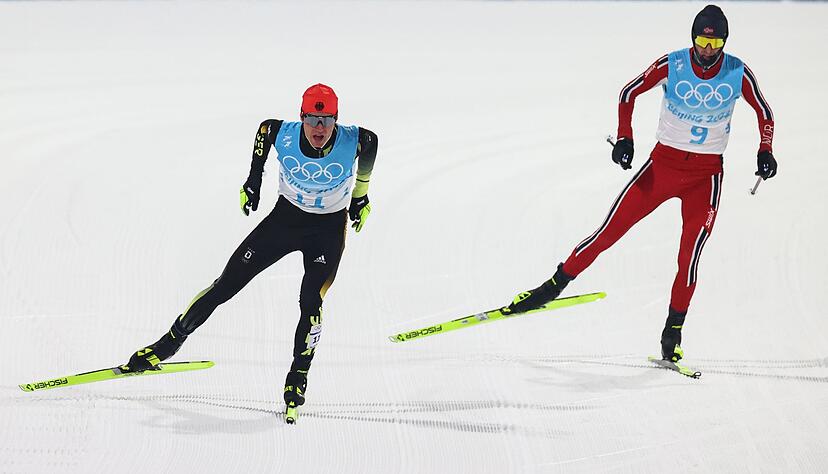 Vinzenz Geiger landete bei Olympia 2022 einen Gold-Coup. (Archivbild)