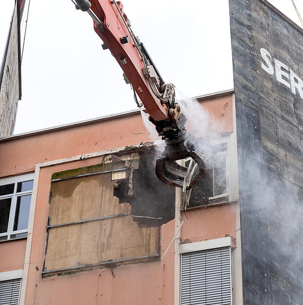 Kaufhaus Barthel wird abgerissen
