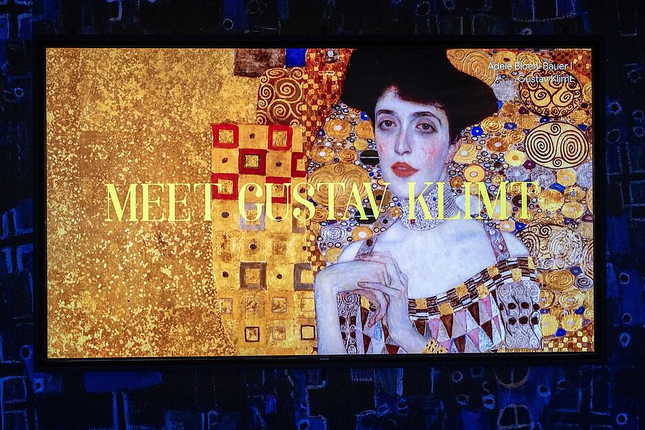 Immersive Kunstausstellung  in Ludwigsburg: Klimts Gem&auml;lde digitalisiert