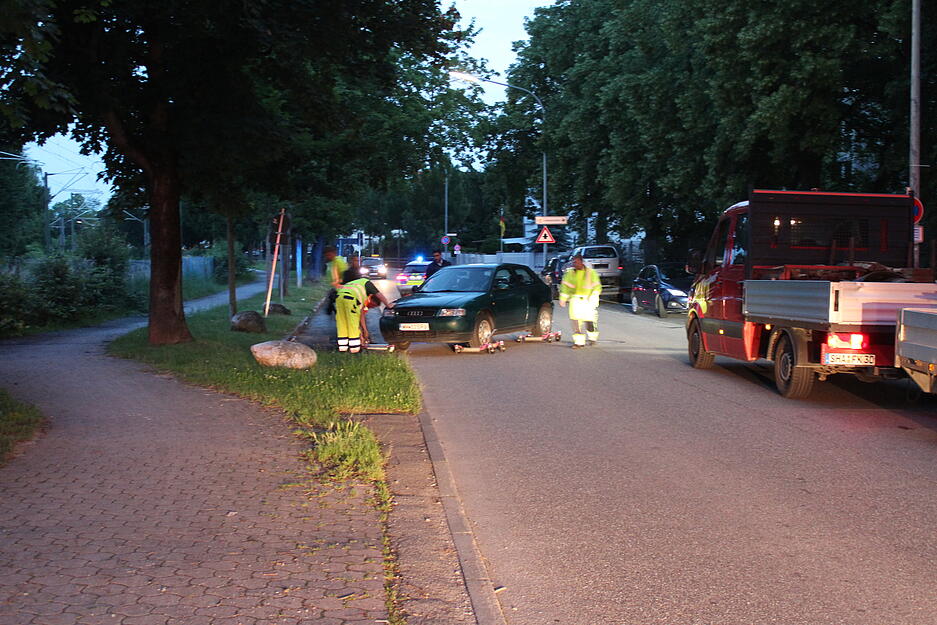 Schwertransport durch die Region