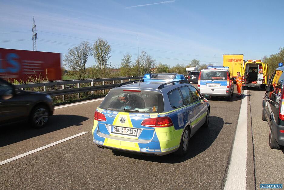 A6: Lkw-Unfall bei Ilshofen