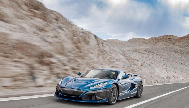 In 1,9 Sekunden aus dem Stand auf Tempo 100: Mit diesem Wert wird der Nevera Rimac zum Meister der Beschleunigung.