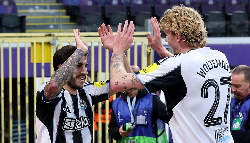Nick Woltemade traf für Newcastle zur 1:0-Führung.