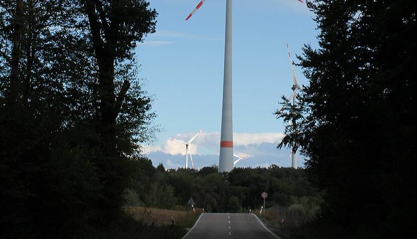 Im Harthäuser Wald drehen sich Windkraftanlagen. Foto: Archiv Im Harthäuser Wald drehen sich Windkraftanlagen. Foto: Archiv