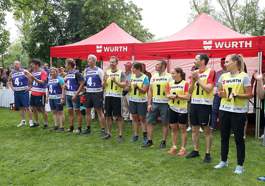 5. W&uuml;rth-Promi-Biathlon auf der Buga