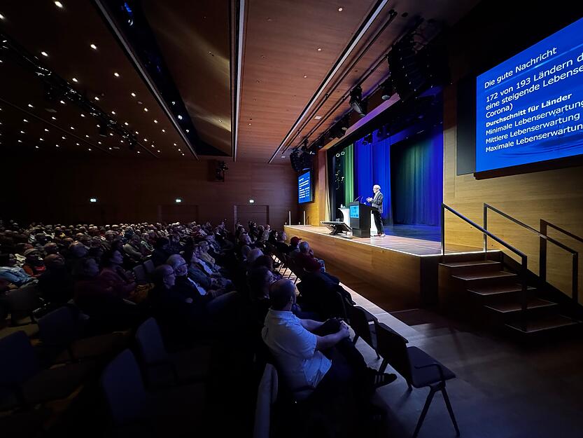 In der November-Vorlesung der Bürger-Uni sprach Prof. Ortwin Renn über "Die Psychologie des Risikos".