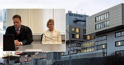 Regine Nessel und ihr Hamburger Anwalt Arne Killmer beim Prozess am Arbeitsgericht in Heilbronn. Regine Nessel und ihr Hamburger Anwalt Arne Killmer beim Prozess am Arbeitsgericht in Heilbronn.