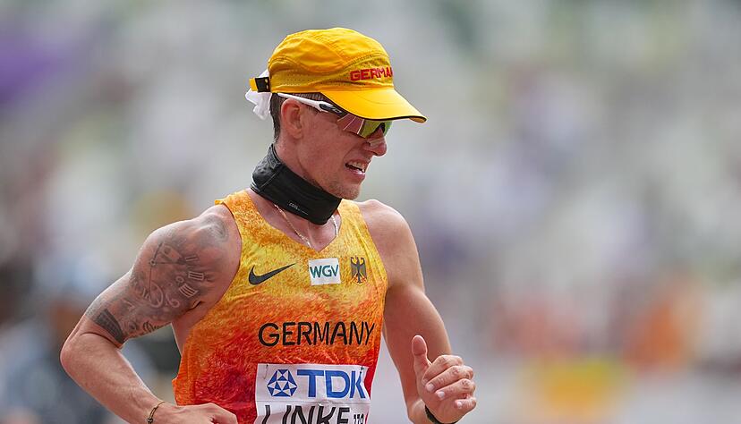 Geher Christopher Linke zeigte ein gutes WM-Rennen über die 20 Kilometer.