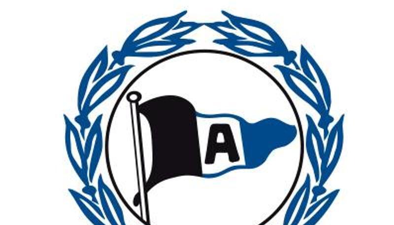 Das Logo des Fußball-Zweitligisten Arminia Bielefeld. Foto: