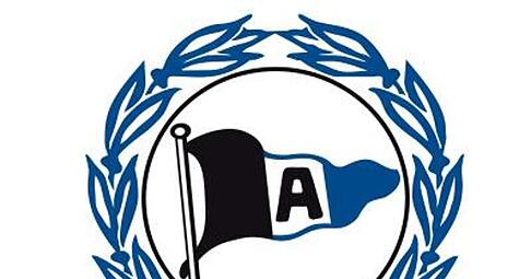 Das Logo des Fußball-Zweitligisten Arminia Bielefeld. Foto: