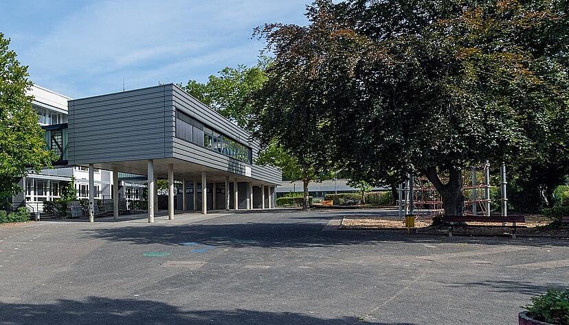 Ein Schulhof der Heilbronner Fritz-Ulrich-Gemeinschaftsschule.