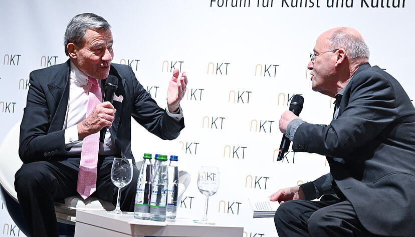 Wolfgang Grupp (links) spricht erstmals &ouml;ffentlich nach seinem Suizid-Versuch im vergangenen Jahr.