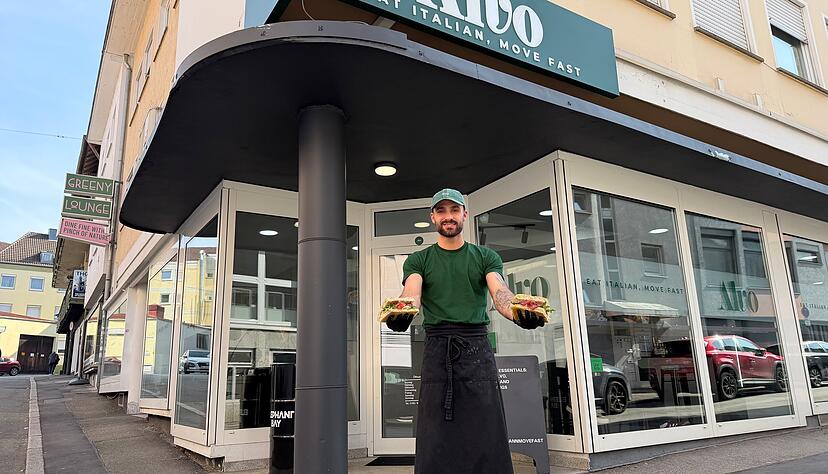 Bei den Alvo-Kunden in der Biedermanngasse 17 in Heilbronn stehen vor allem die frisch belegten Panini hoch im Kurs.