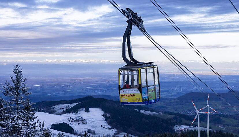 Im Schwarzwald wird es wieder winterlich &ndash; wie hier auf dem Schauinsland bei Freiburg. (Archivbild)