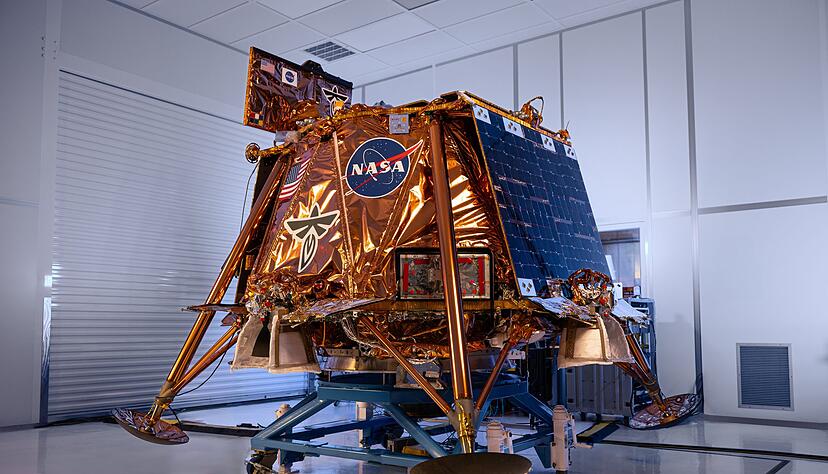 Zehn Instrumente sind an Bord des Landers &laquo;Blue Ghost&raquo;.