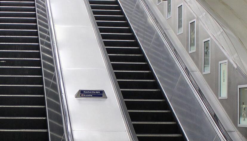 Hier rutschte James Bond: In &laquo;Skyfall&raquo; ist diese Rolltreppe Schauplatz eines Stunts von Daniel Craig (Archivbild).