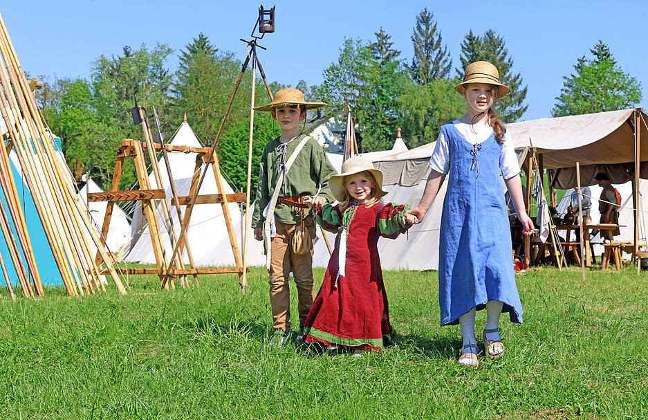 Als Erinnerung an einen Bauernaufstand vor 500 Jahren wird ein Bauernkriegsheer zum Leben erweckt.&nbsp;