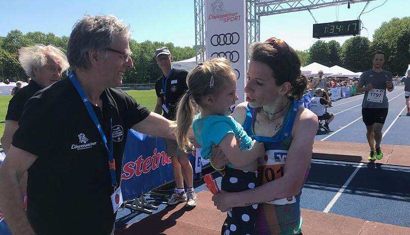 Simone Raatz hat den Trollinger Marathon 2018 gewonnen. Foto: Julia Kiermes