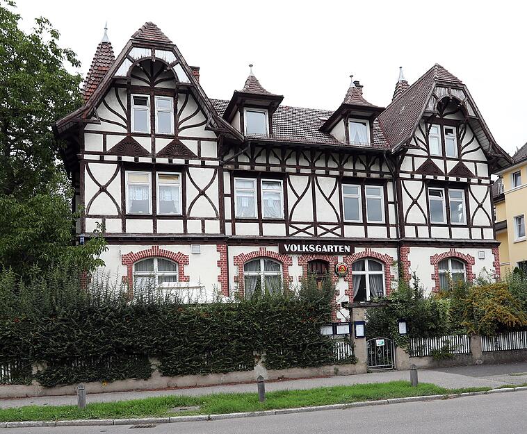 Das traditionsreiche Lokal mit Gartenwirtschaft an der Pfühlstraße ist eines der ältesten Heilbronner Lokale. Aufnahme aus dem Jahr 2019. Im Jahr 2022 ist das Restaurant vorübergehend geschlossen.