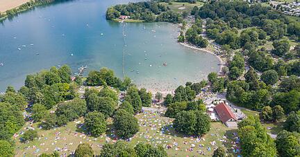 Viel los am  Breitenauer See