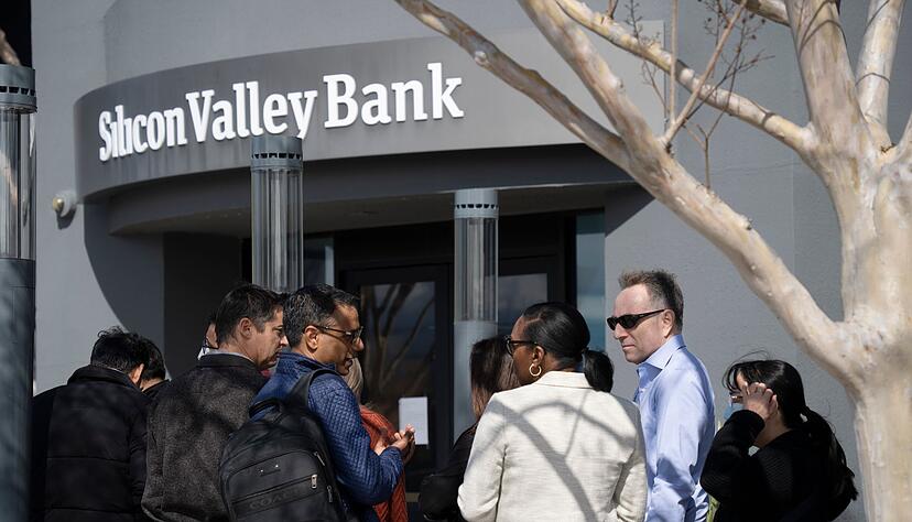 Hauptsitz der Silicon Valley Bank in Santa Clara. Die Bank ist unter staatliche Kontrolle gestellt worden.