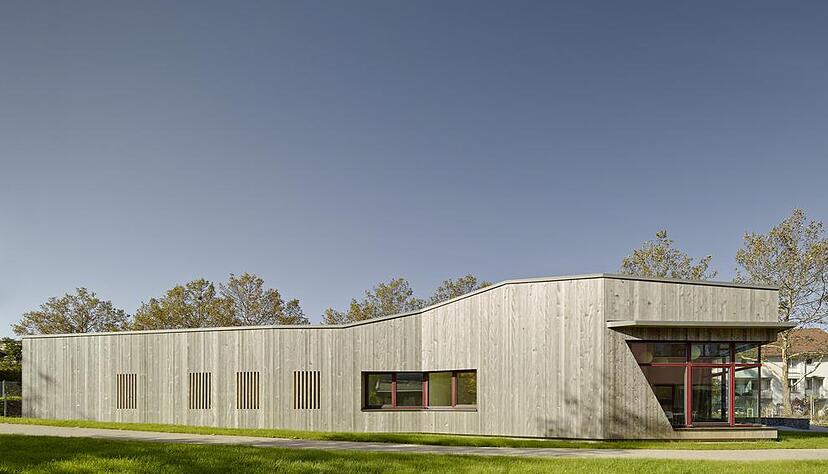 DEU, Heilbronn, Kindertagesstätte, Architekten: MSP Mattes Sekiguchi Partner, Fertigstellung: 2013, DIGITAL 100 MB 8 Bit. - ©Zooey Braun; Veroeffentlichung nur gegen Honorar, Urhebervermerk und Beleg / permission required for reproduction, mention of copyright, complimentary copy, FUER WERBENUTZUNG RUECKSPRACHE ERFORDERLICH!/ PERMISSION REQUIRED FOR ADVERTISING!