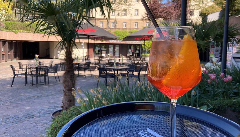 Mediterranes Flair auf dem Weinsberger Traubenplatz: Am Sonntag, 26. April, hatte das "Kerners" ein sogenanntes "soft opening".