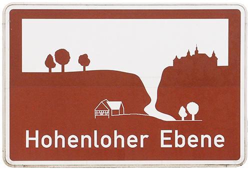 Autobahnschilder in der Region