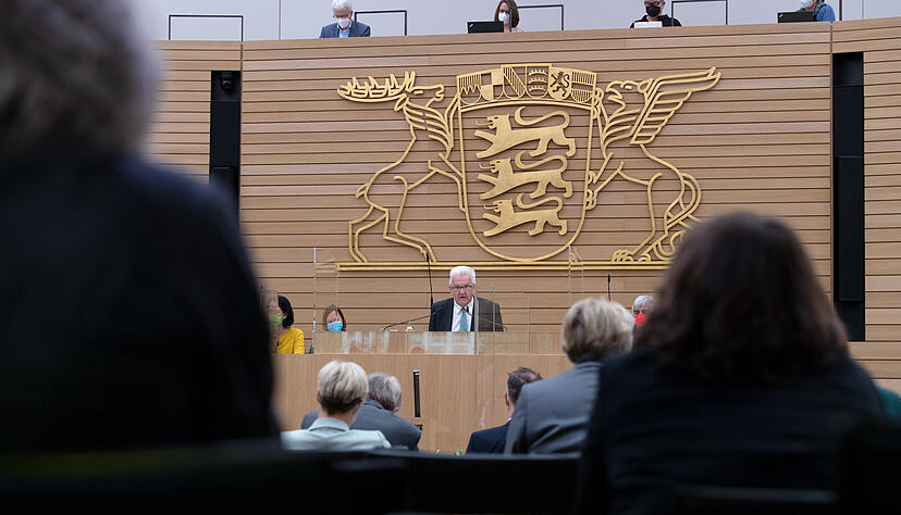 Winfried Kretschmann spricht im Mai bei der konstituierenden Sitzung im Landtag. Foto: Archiv/dpa