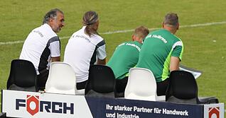 Auf der Bank des VfR Heilbronn fehlt momentan der Cheftrainer, aber das ist kein Grund für Schnellschüsse.