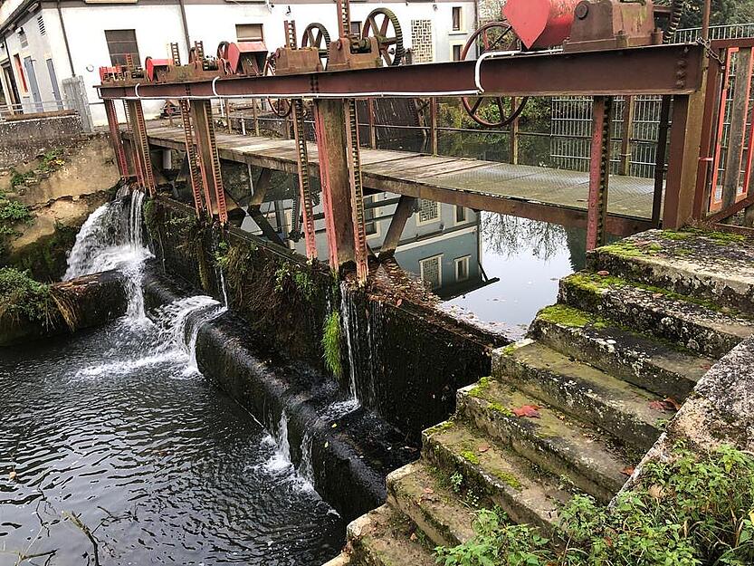 Das fl&uuml;ssige Latex ist weiterhin sichtbar in der Jagst, aktuell an einer gr&ouml;&szlig;eren Staustufe bei Neudenau-Siglingen. F&uuml;r die Seckach (Foto) gibt die M&ouml;ckm&uuml;hler Feuerwehr Entwarnung.