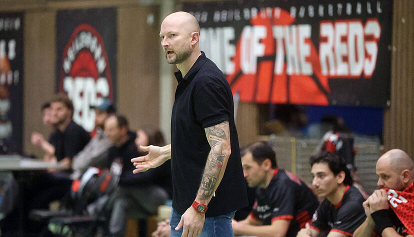Heilbronn-Reds-Trainer Goran Mijic will mit seiner Mannschaft den f&uuml;nften Sieg in Serie.