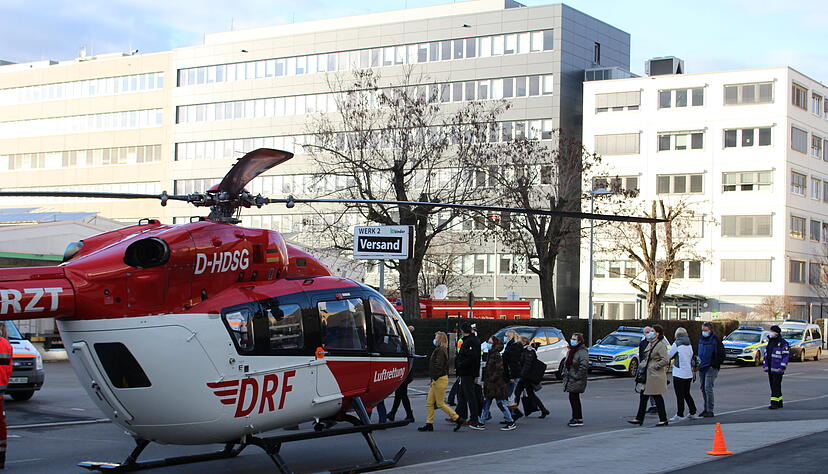 Explosion in Lidl-Verwaltungsgebäude