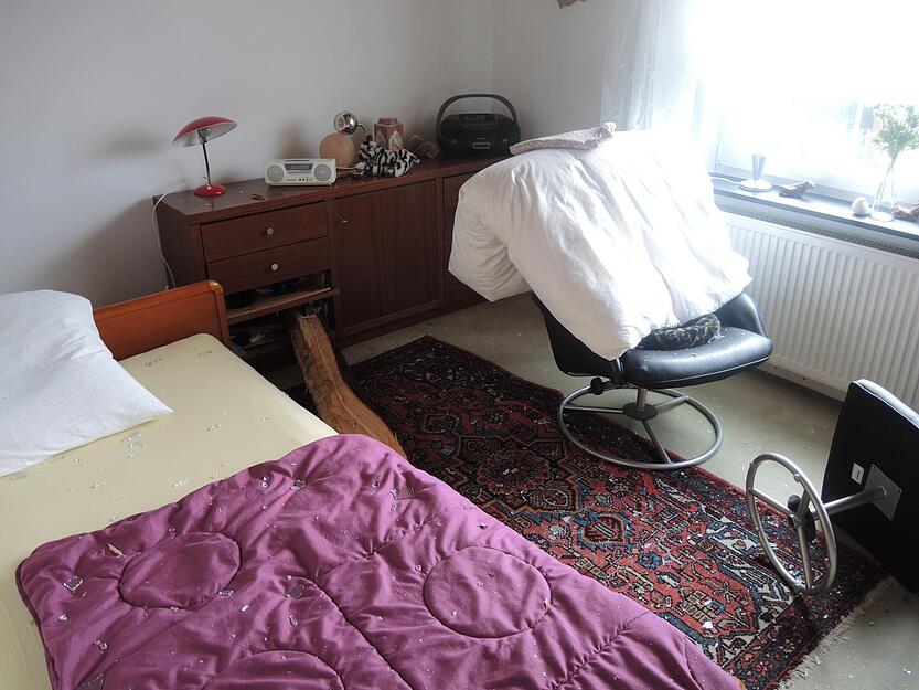 Baum explodiert durch Blitzeinschlag Baum explodiert durch Blitzeinschlag