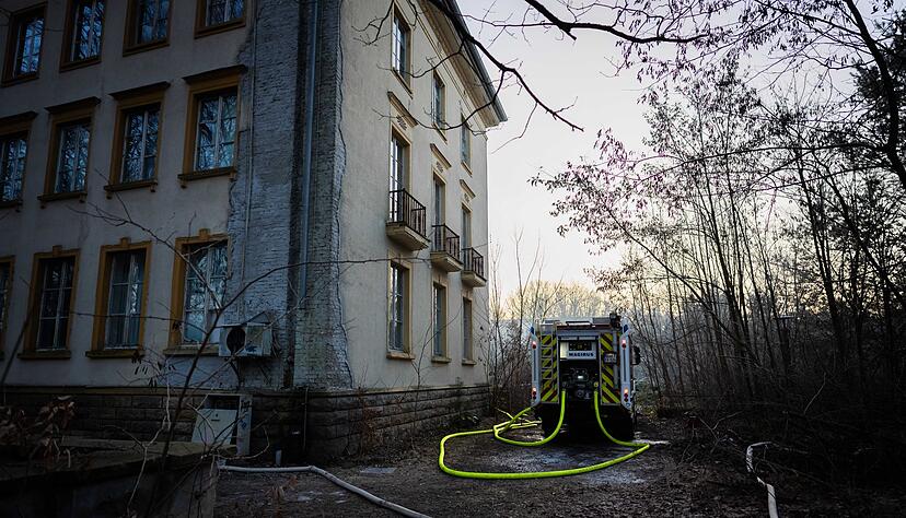 Auf dem Bogensee-Areal ist ein Brand ausgebrochen.