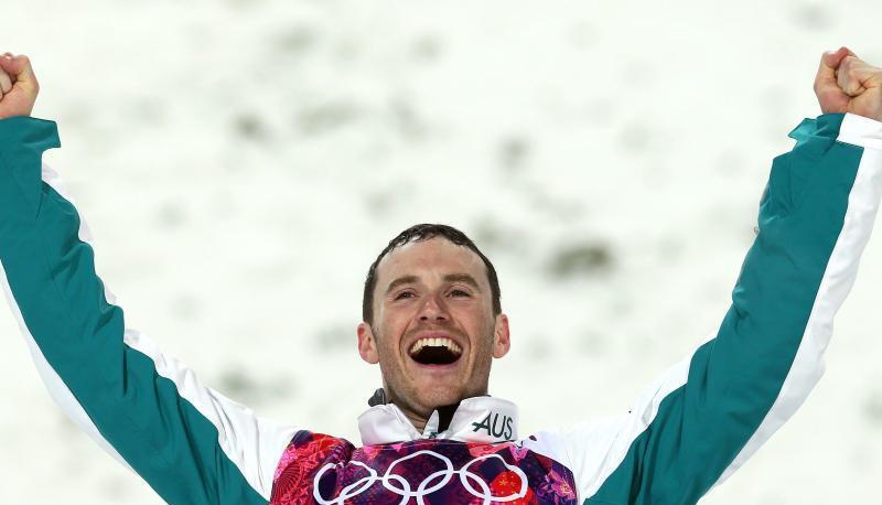 Der Glanz in seinen Augen ist unverkennbar: David Morris aus Australien feiert seine Silbermedaille. Foto: Sergey Ilnitsky Der Glanz in seinen Augen ist unverkennbar: David Morris aus Australien feiert seine Silbermedaille. Foto: Sergey Ilnitsky