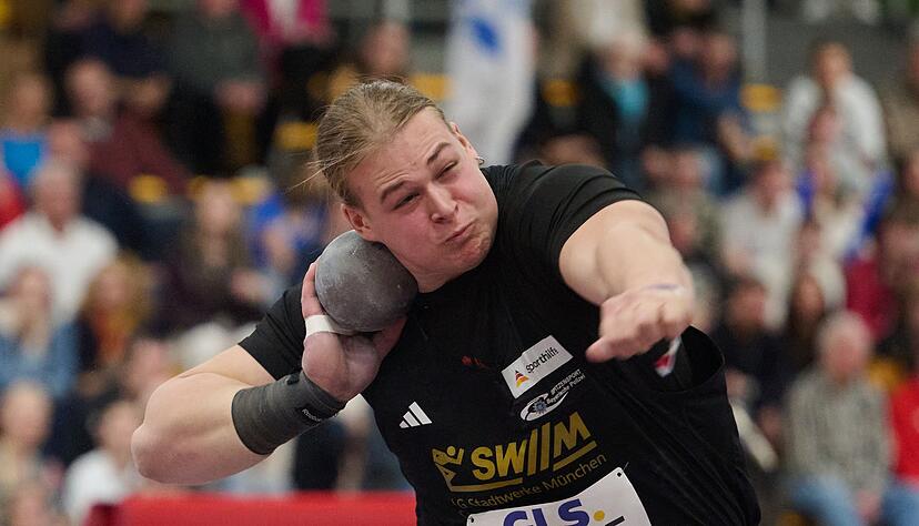 &Uuml;bertraf bei seinem Sieg klar die 20 Meter: Georg Harpf.