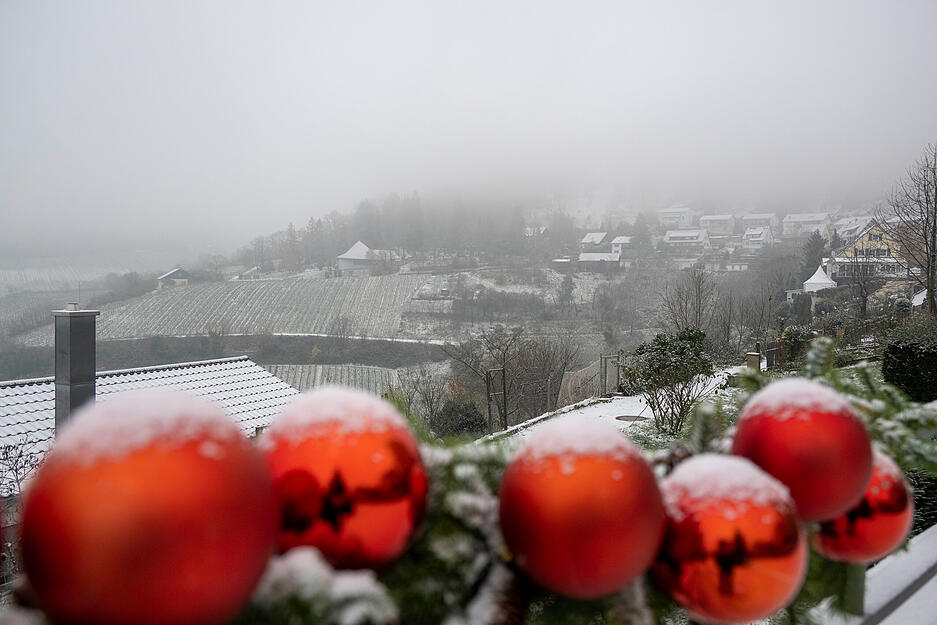 Schneebilder, Löwenstein wartet auf mehr Schnee