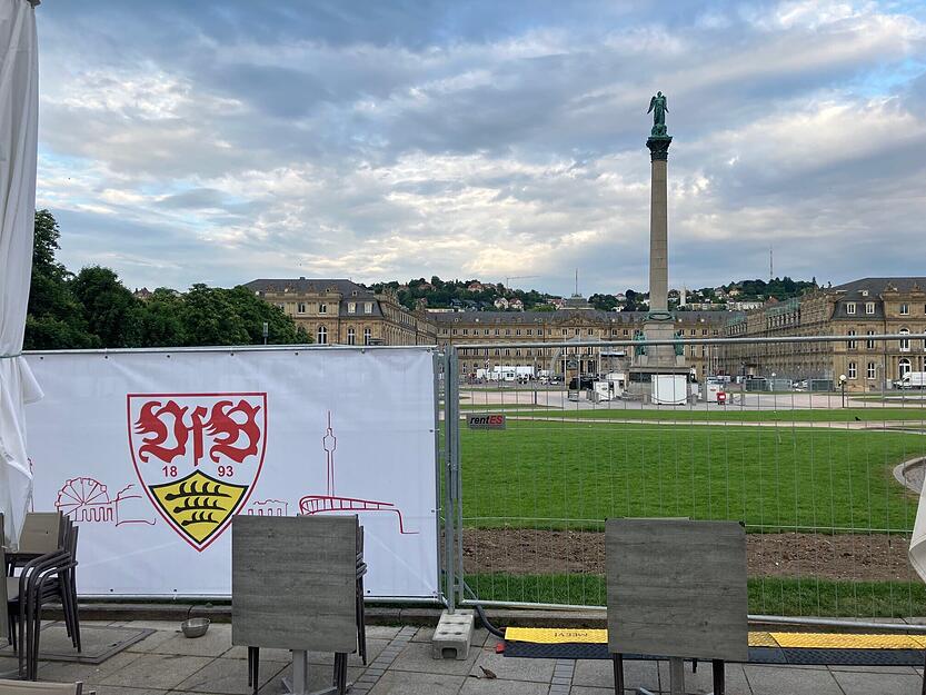 Hier werden am Samstag rund 35.000 Fans zur großen Fußballparty erwartet.
