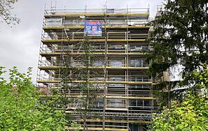 Wachgeküsst: Das ehemalige Hotel Geier wird zu einem Wohnhaus.
