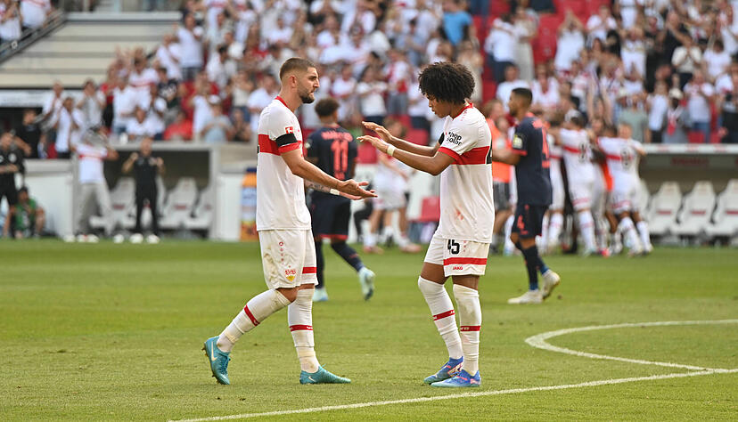 Jeff Chabot und Anrie Chase werden auch am dritten Spieltag beim VfB Stuttgart in der Startelf stehen. Jeff Chabot und Anrie Chase werden auch am dritten Spieltag beim VfB Stuttgart in der Startelf stehen.