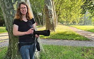 Die Fotografin Bianca Hahn begleitet den Schwarm seit mehreren Jahren fast täglich und dokumentiert dessen Entwicklung. Foto: Ulrike Bäuerlein