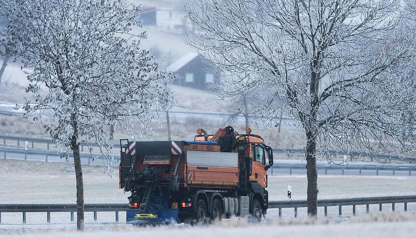 Der Winterdienst war im Einsatz.