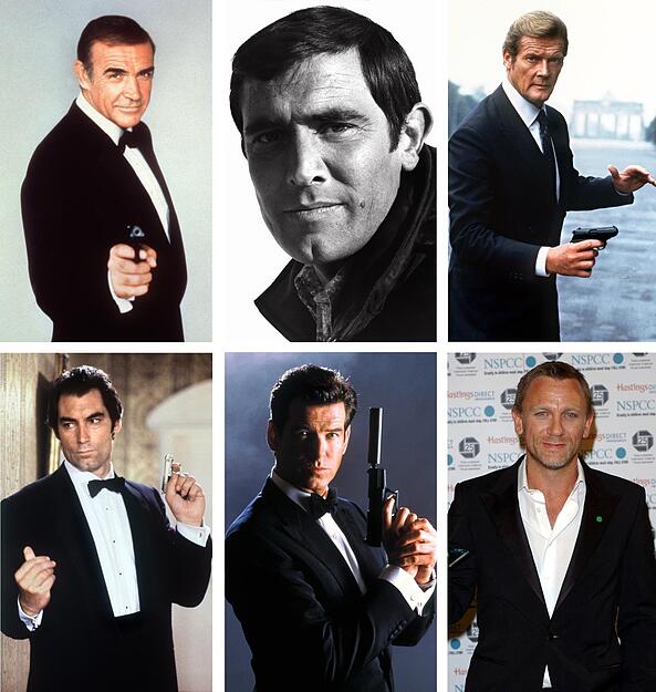 Das sind die Bond-Darsteller: Das sind die Bond-Darsteller: