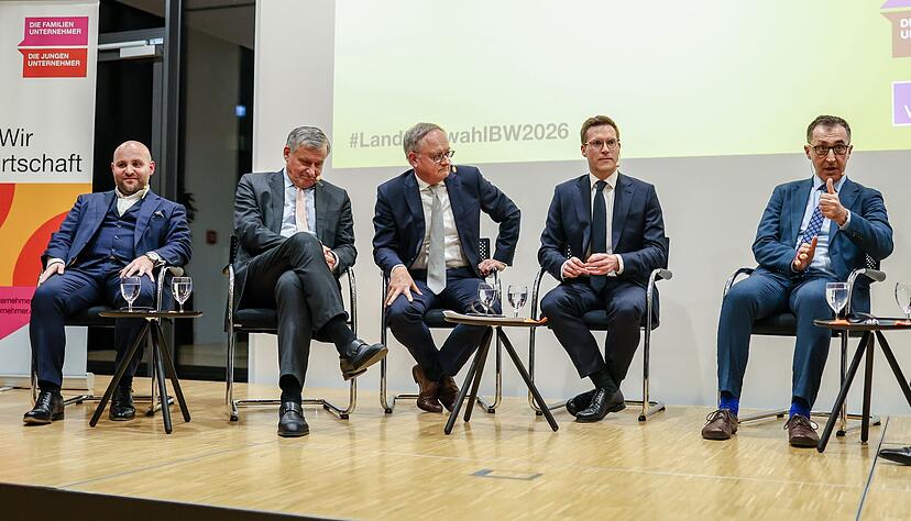 Nicht zum ersten Mal standen sich die Spitzenkandidaten vor der Landtagswahl Frage und Antwort. (Archivbild)